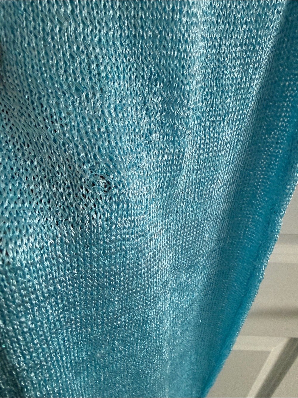 SUPERDOWN Alix Maxi Dress in BLUE S BEACH COVER UP (damage) - Picture 7 of 8